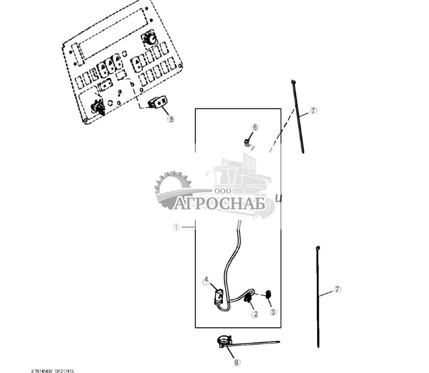 Жгут проводов кондиционера воздуха и переключатель - ST876091 368.jpg